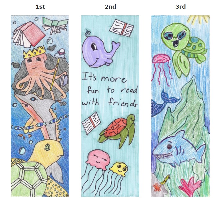 Grades 3-5 Bookmark Winners