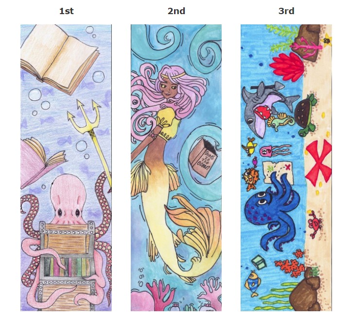 Grades 9-12 Bookmark Winners