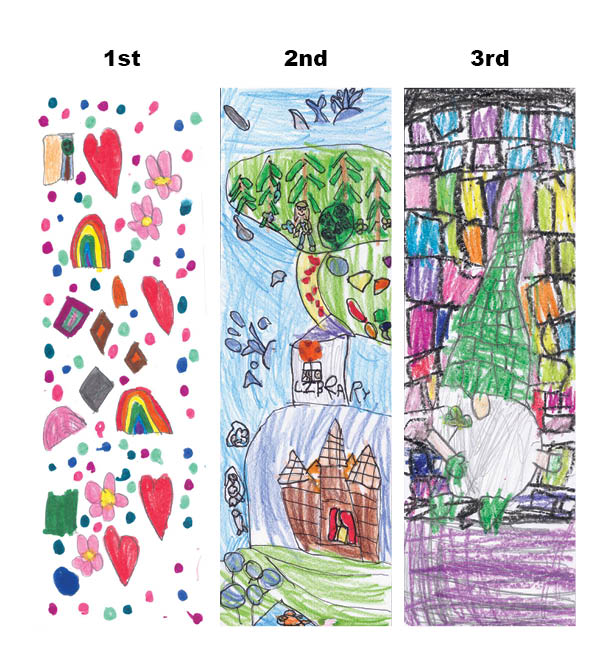 Ages birth through pre-k bookmark winners