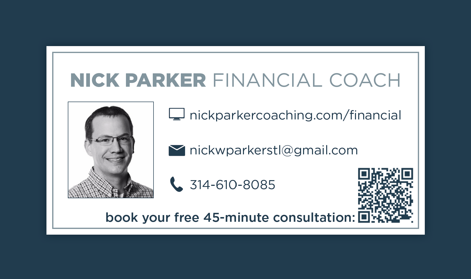 Financial coaching with Nick Parker: helping individuals learn to budget, pay off debt, and save for the future. Book a free consulation.