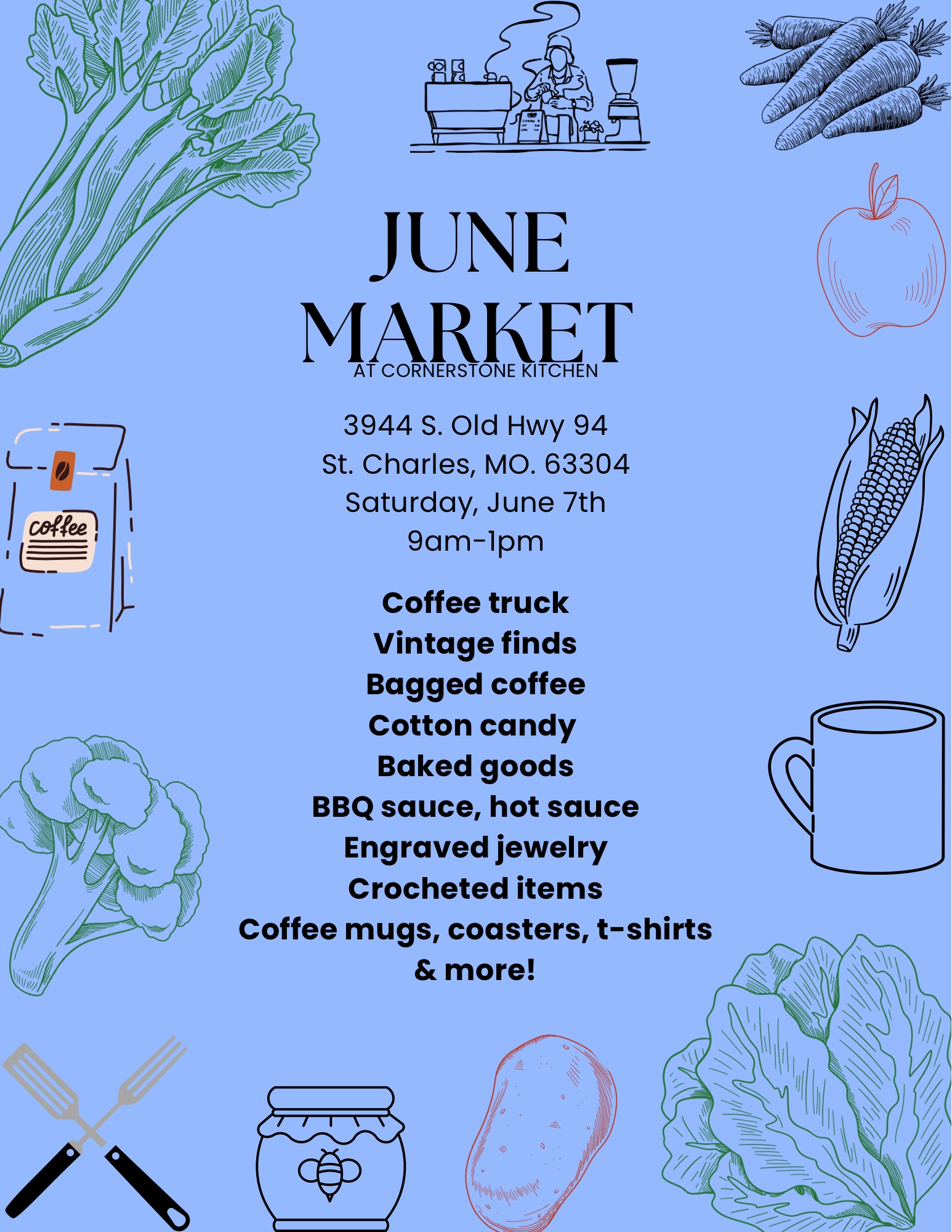 Cornerstone Kitchen June Market June 7