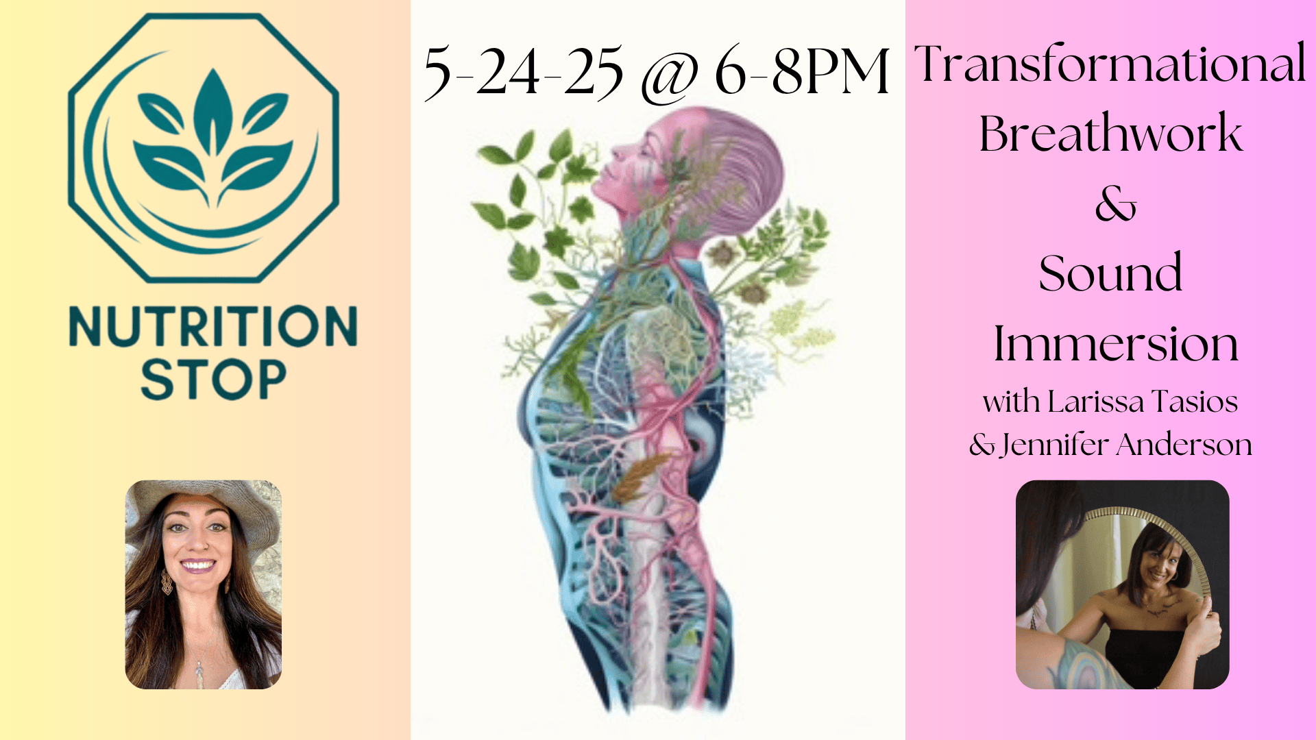 Nutrition Shop is hosting a Breathwork workshop on May 24