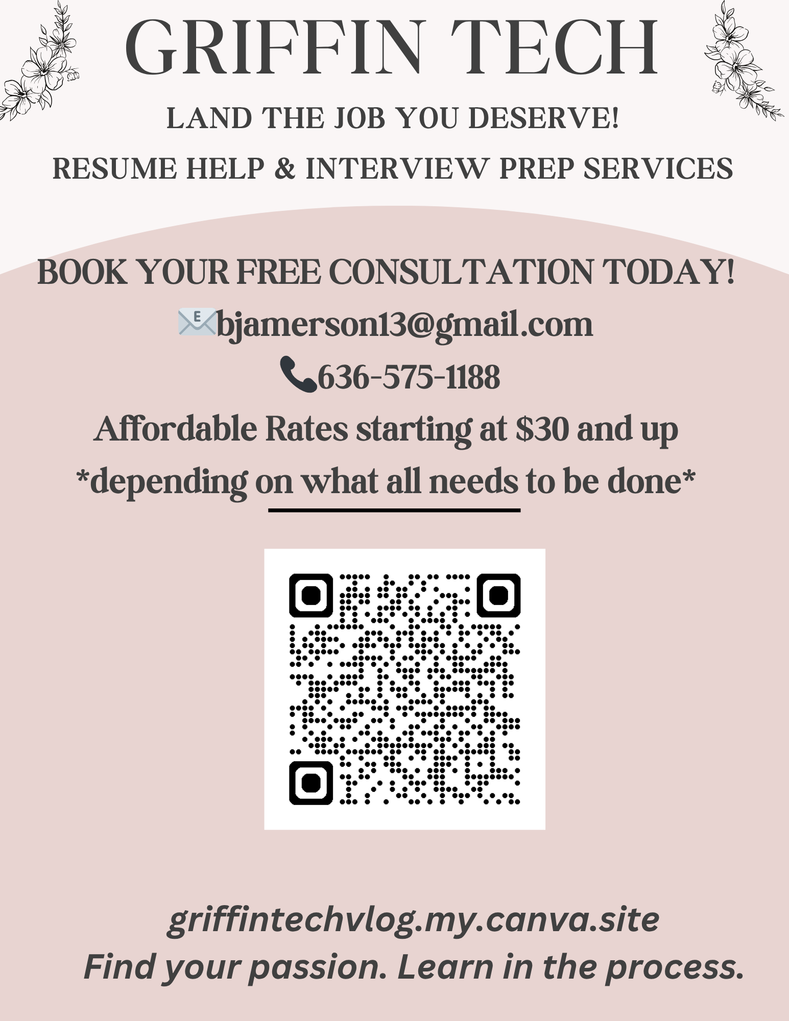 Griffin Tech Resume Help and Interview Prep Services