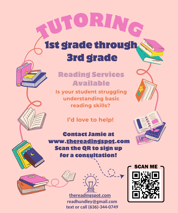 Tutoring for grades 1 to 3 for Reading Contact Jaime the reading spot dot com