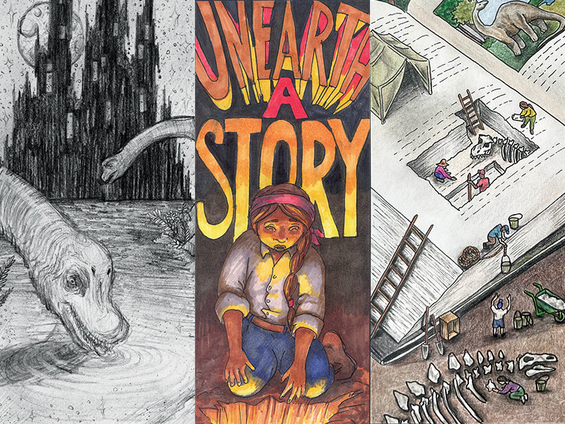 three of the top bookmark submissions