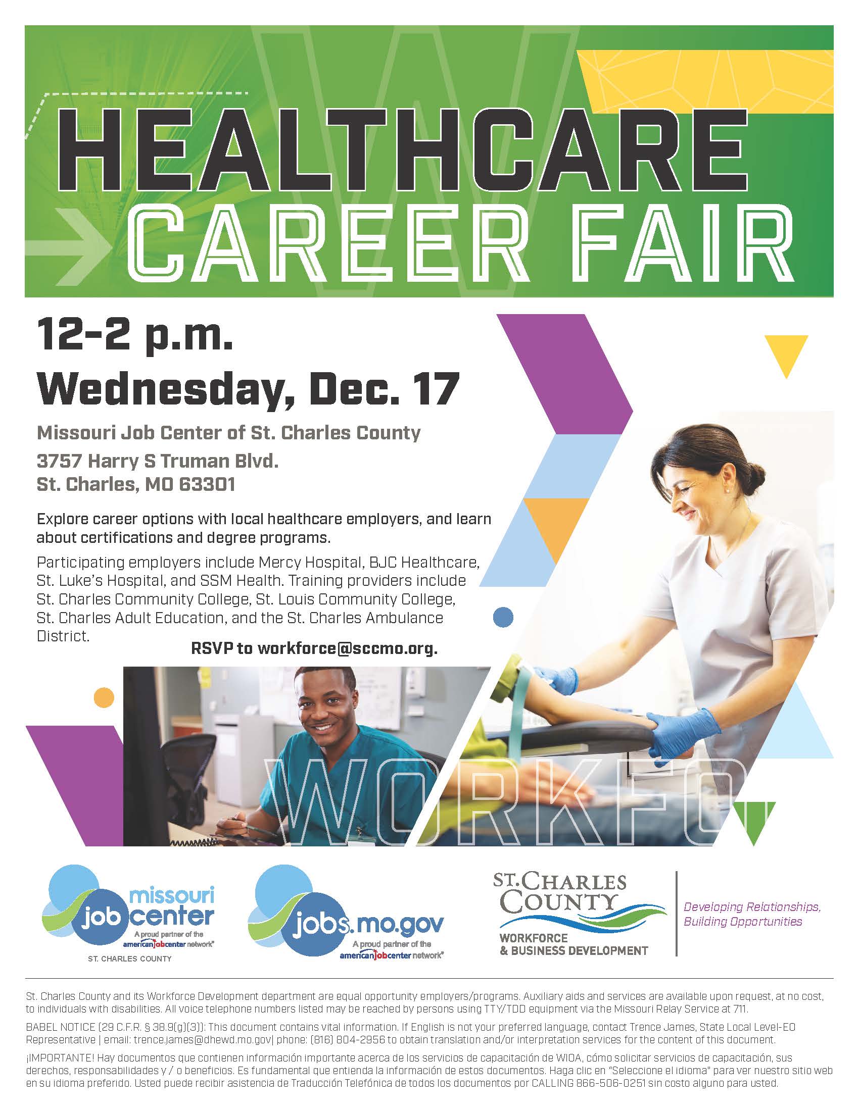 Healthcare Career Fair December 17