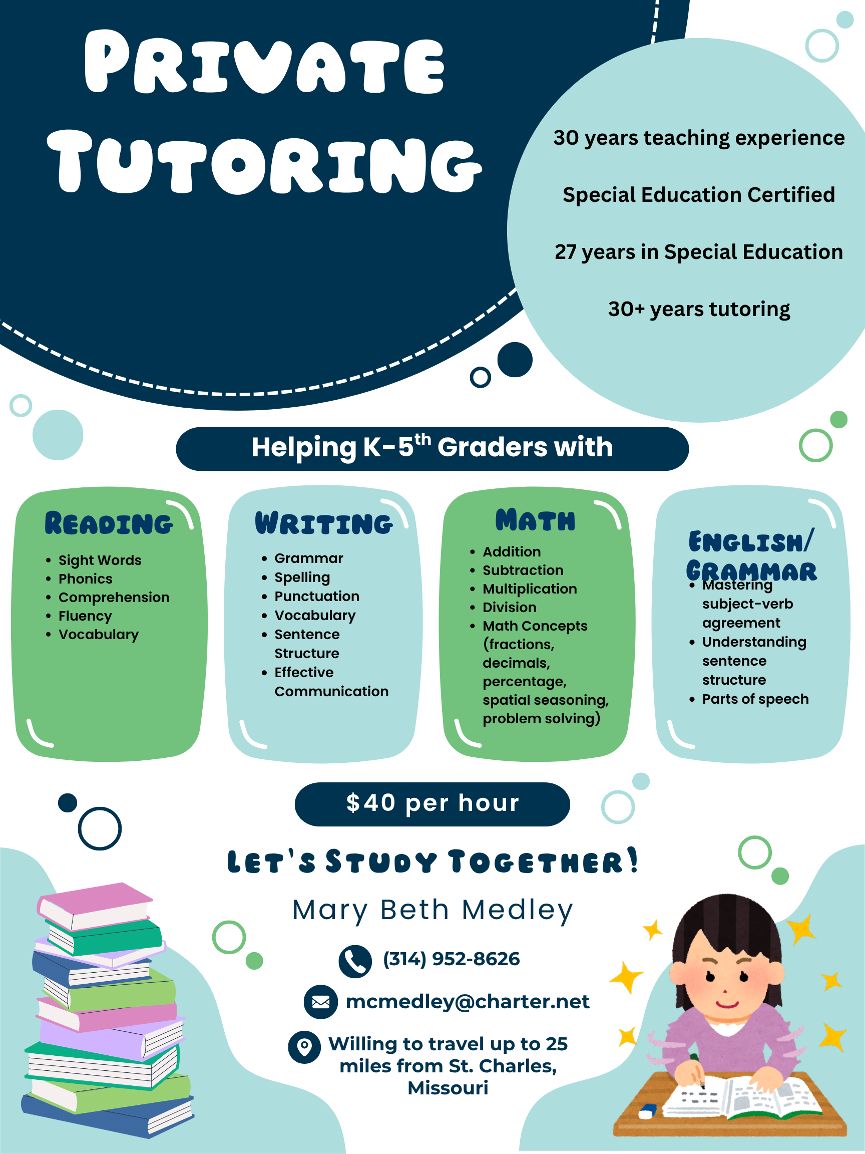 Private Tutoring by Mary Beth Medley
