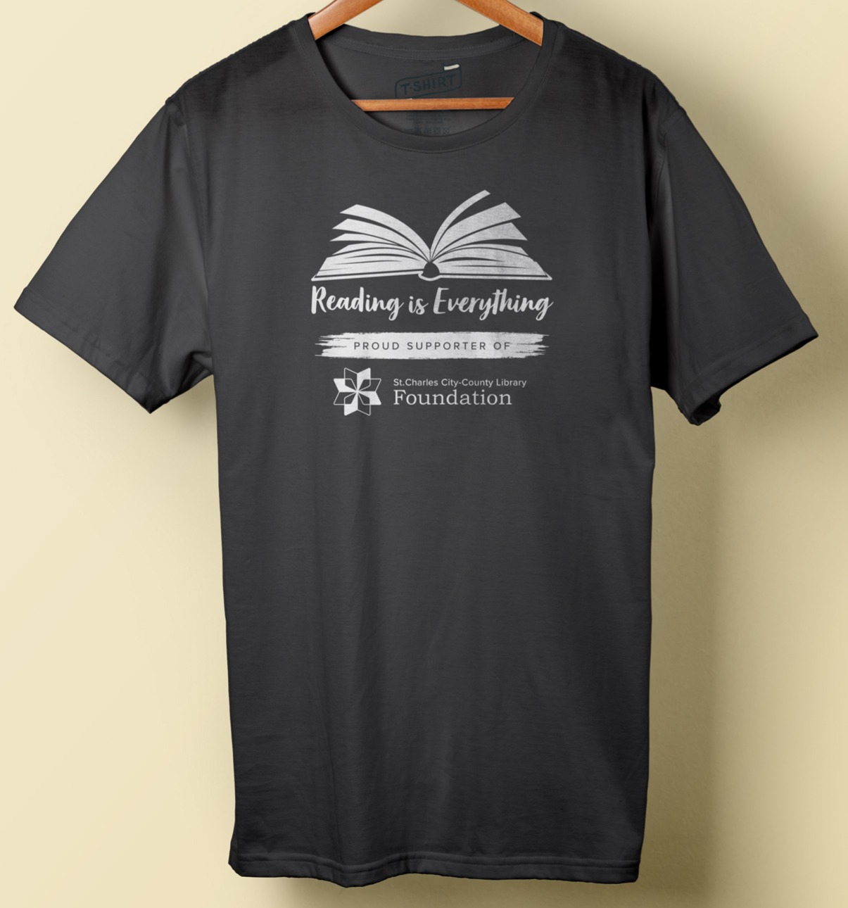 Reading is Everything Open Book shirt