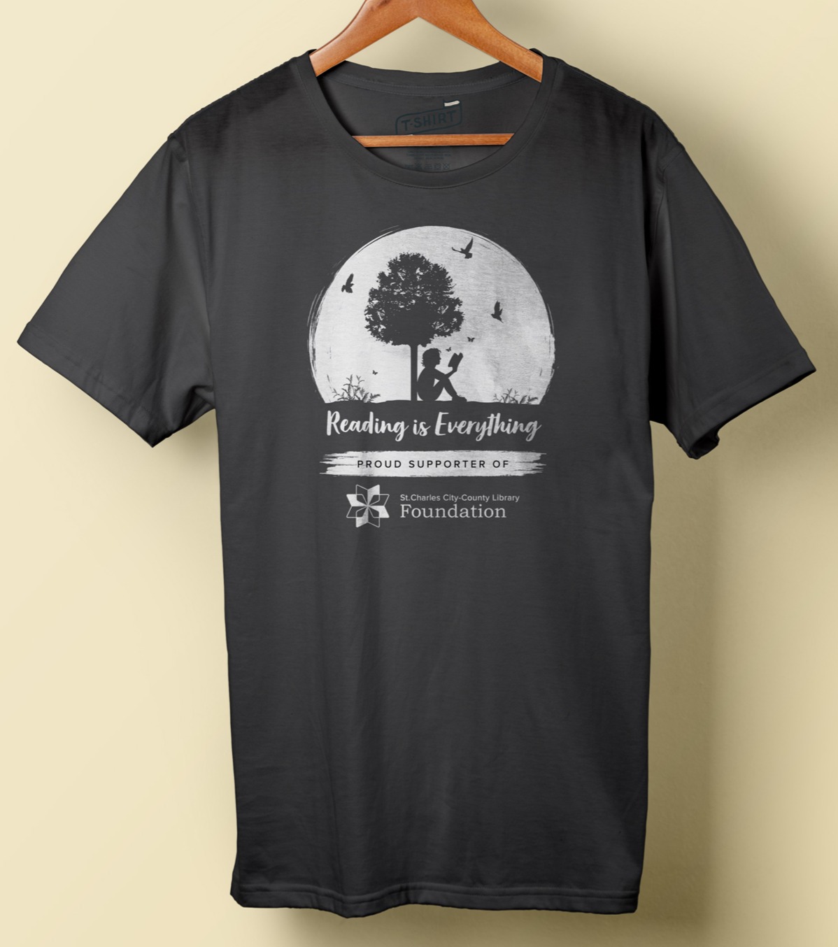 Reading under Tree Reading is everything shirt