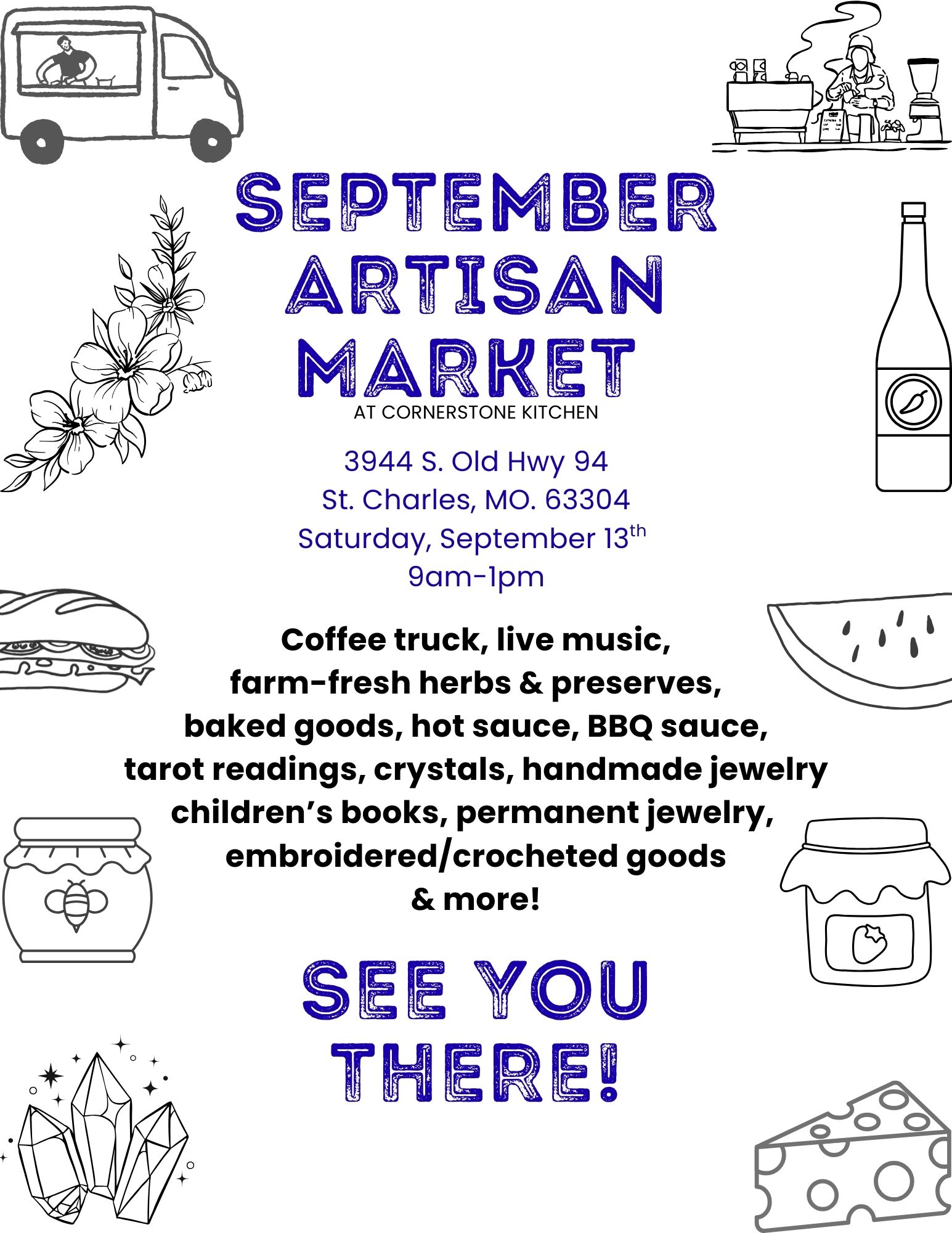 September Artisan Market at Cornerstone Kitchen