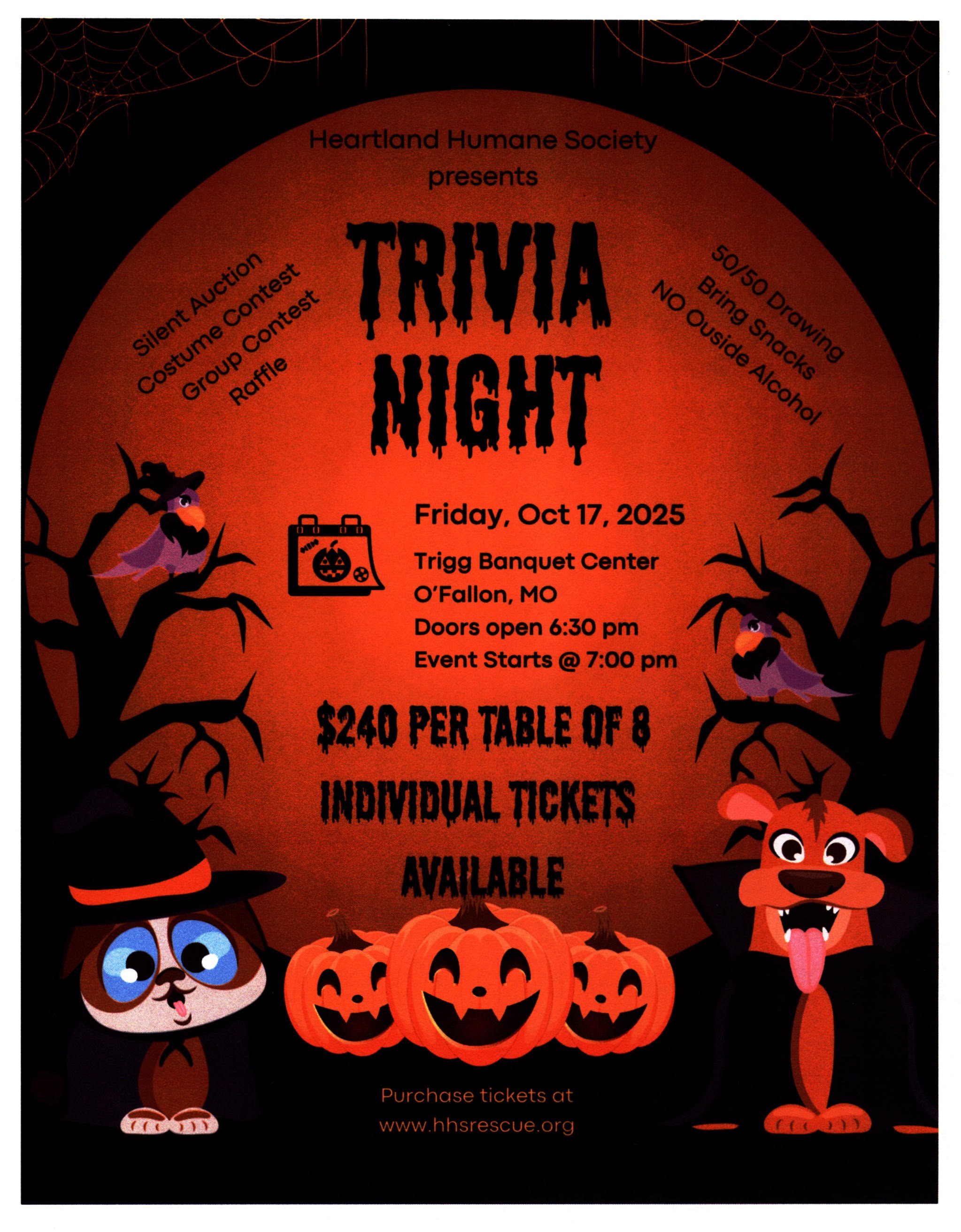 Heartland Humane Society is hosting a Trivia Night