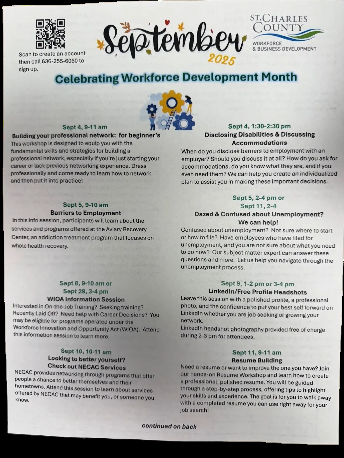 St Charles County Workforce Development Month page 1
