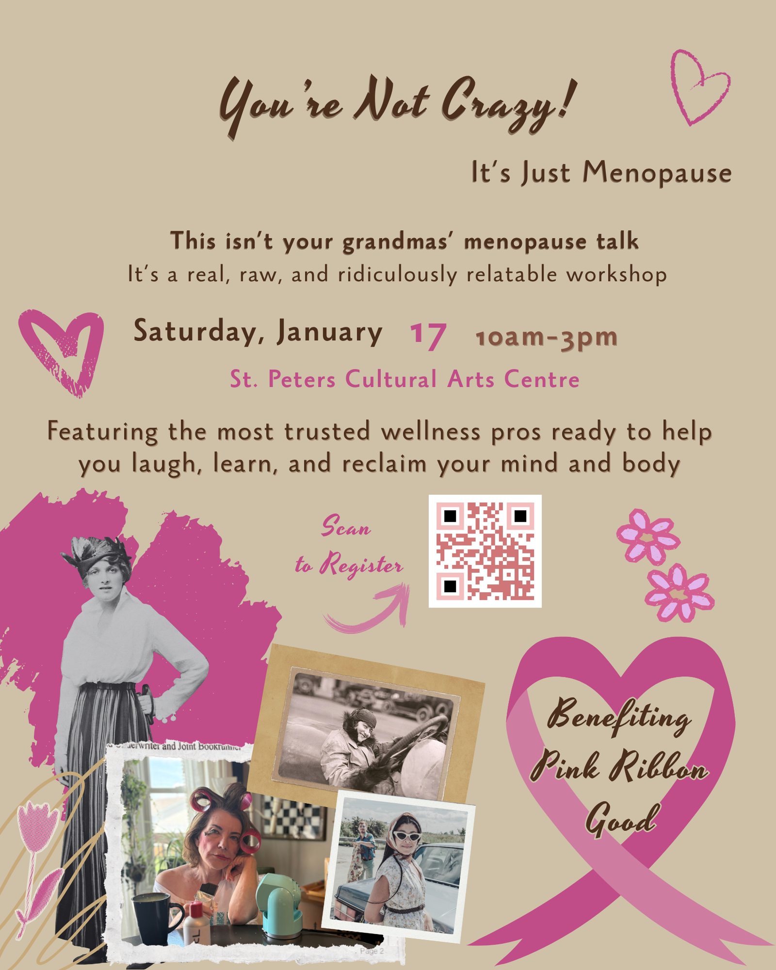Meanopause Workshop with Pink Ribbon Good STL