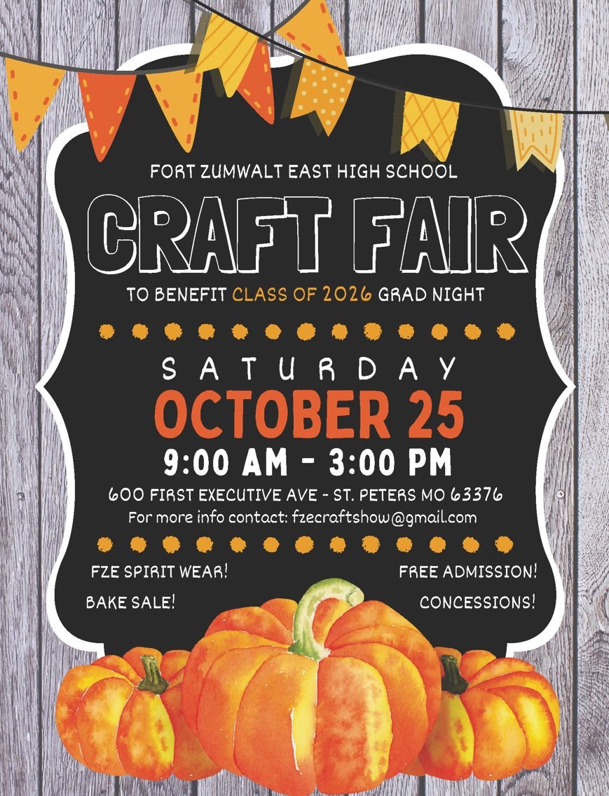 Fort Zumwalt East Craft Fair to benefit Class of 2026