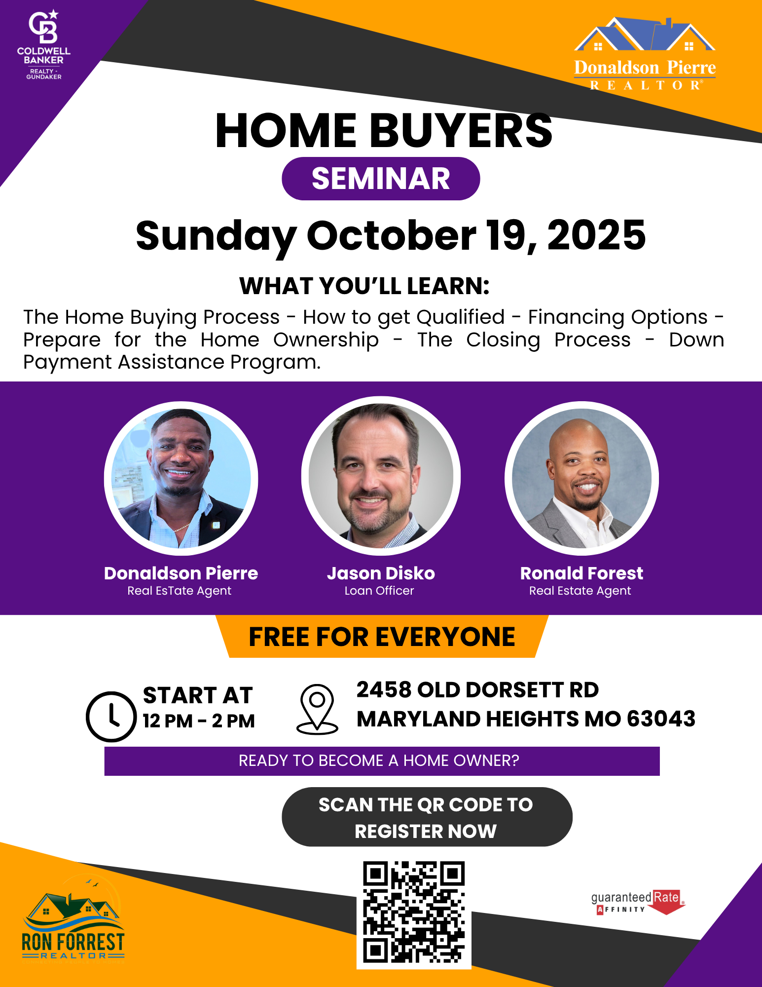 Home Buyers Seminar by Donaldson Pierre Realtor
