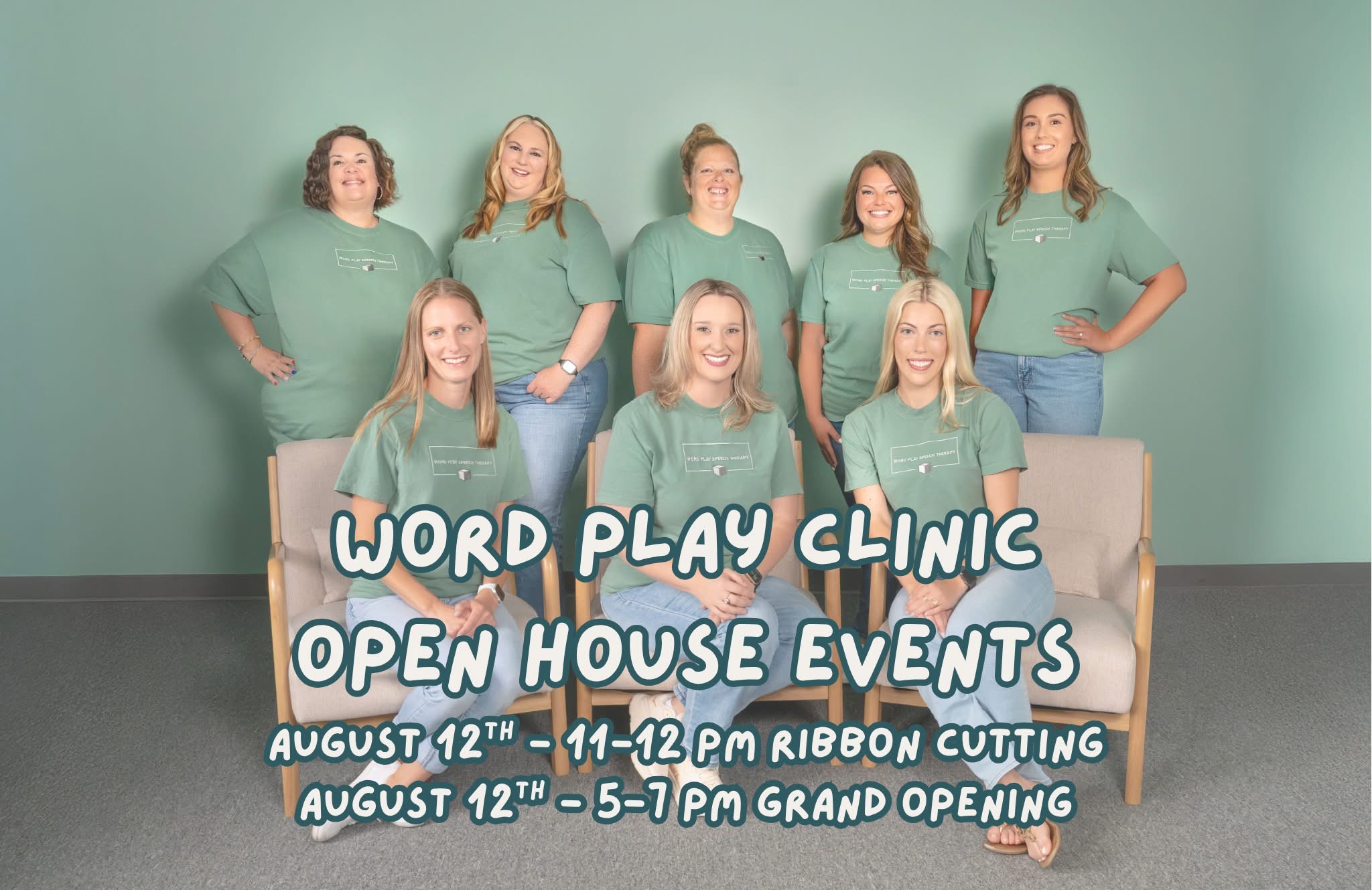 Ribbon cutting-Join us for a presentation by the O’Fallon Chamber of Commerce & the city. Plus network and enjoy a tour of Word Play’s clinic.