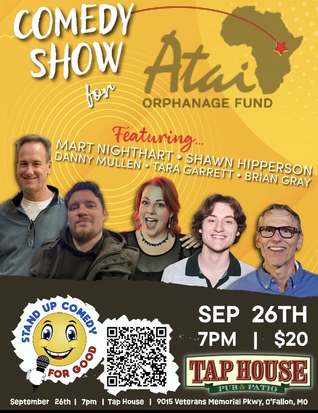 The event is a comedy night. Comedy for Good is putting on a show for the public and 100% of the proceeds will go to Atai Orphanage Fund to help support the children in Uganda.