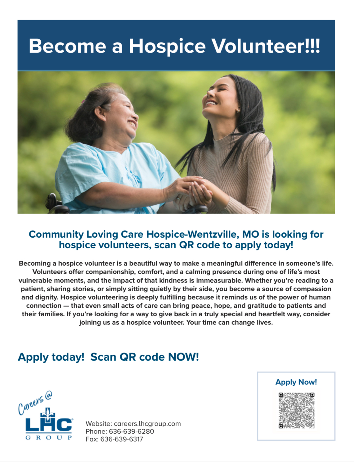 Become a Hospice Volunteer