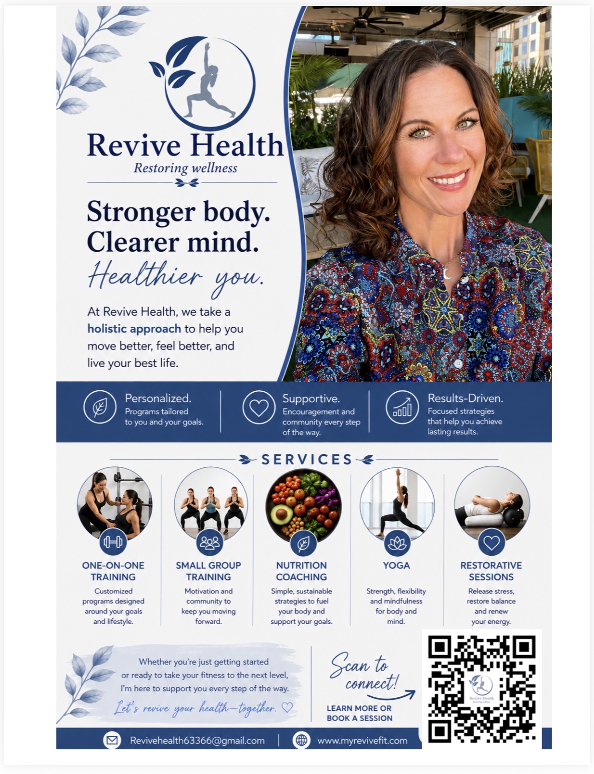 Revive Health wellness coach can help you stay on track, with complimentary first visit.