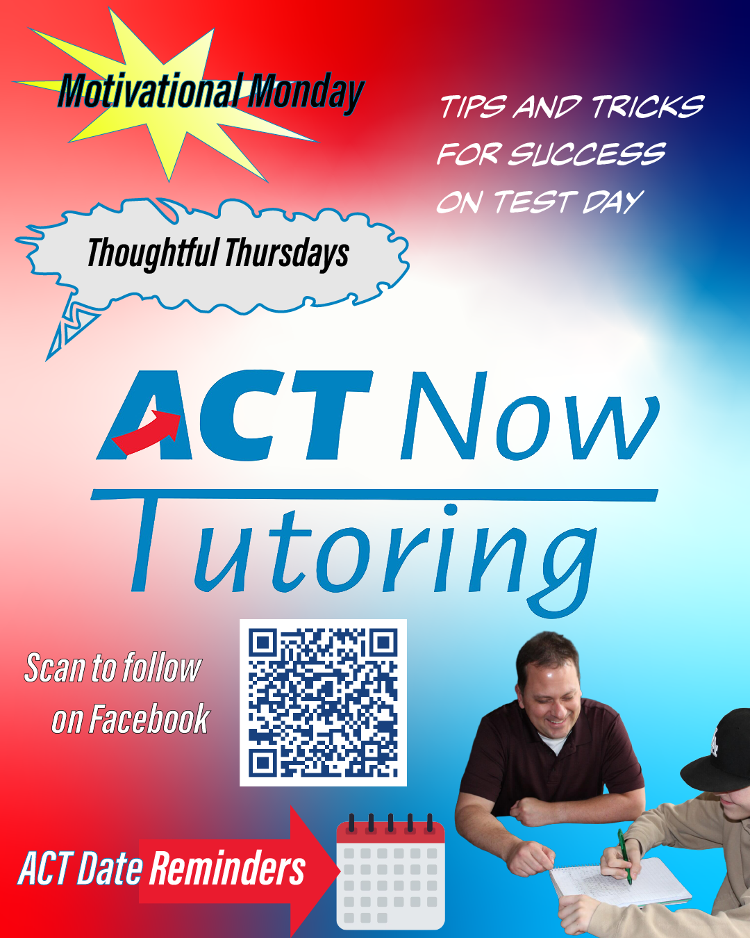 ACT Now Tutoring. Visit their facebook page.