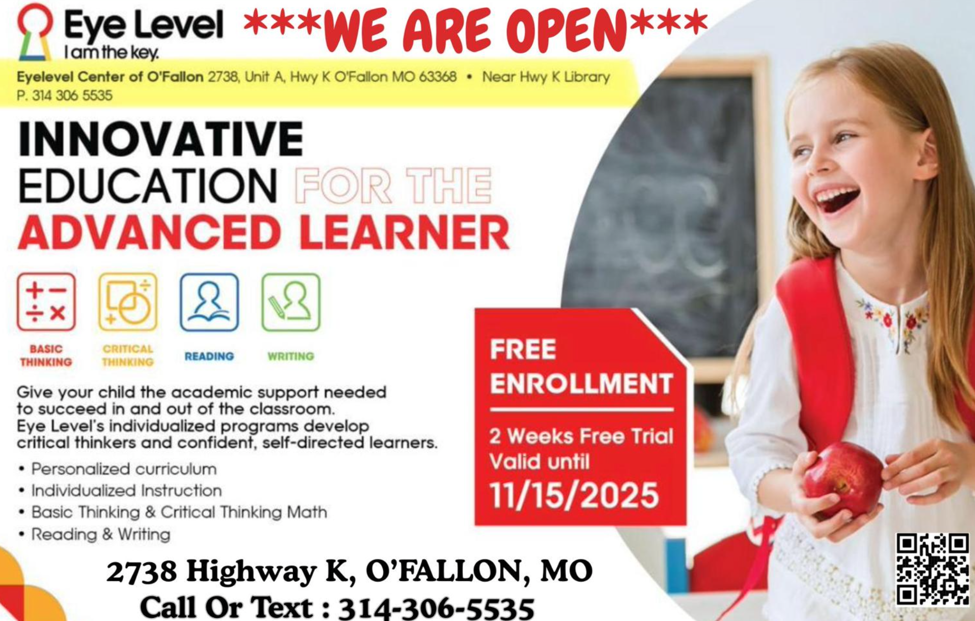 Eye Level Children's Tutoring on Hwy K