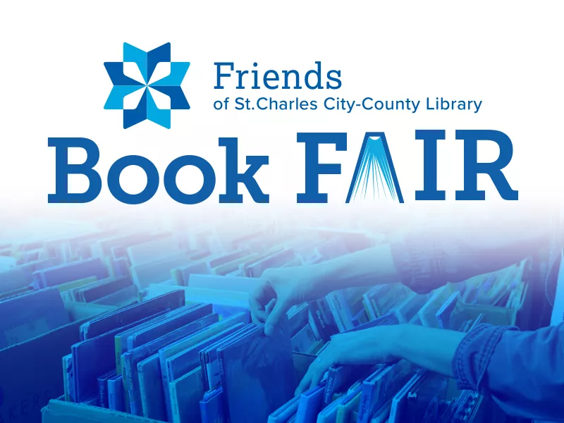 Friends of the Library Bookfair Logo