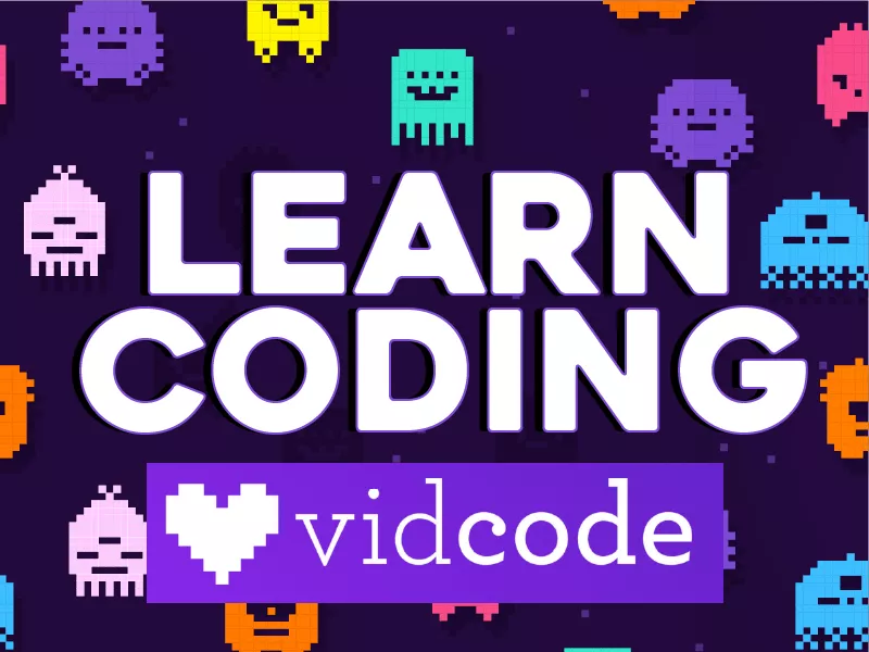 Learn coding with Vidcode