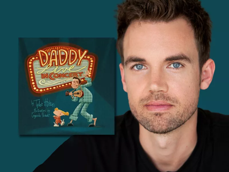 Author Tyler Hilton and his book Daddy Live in Concert