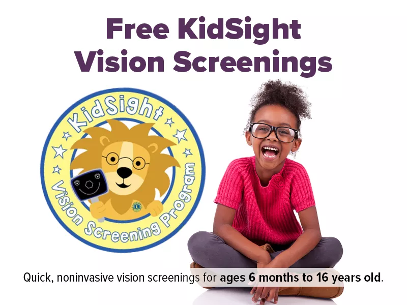 KidSight Vision Screenings are available at select branches this summer