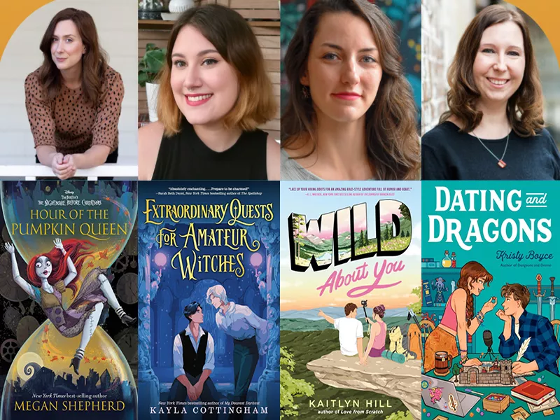 Authors Meghan Shepherd, Kristy Boyce, Kayla Cottingham, and Kaitlyn Hill