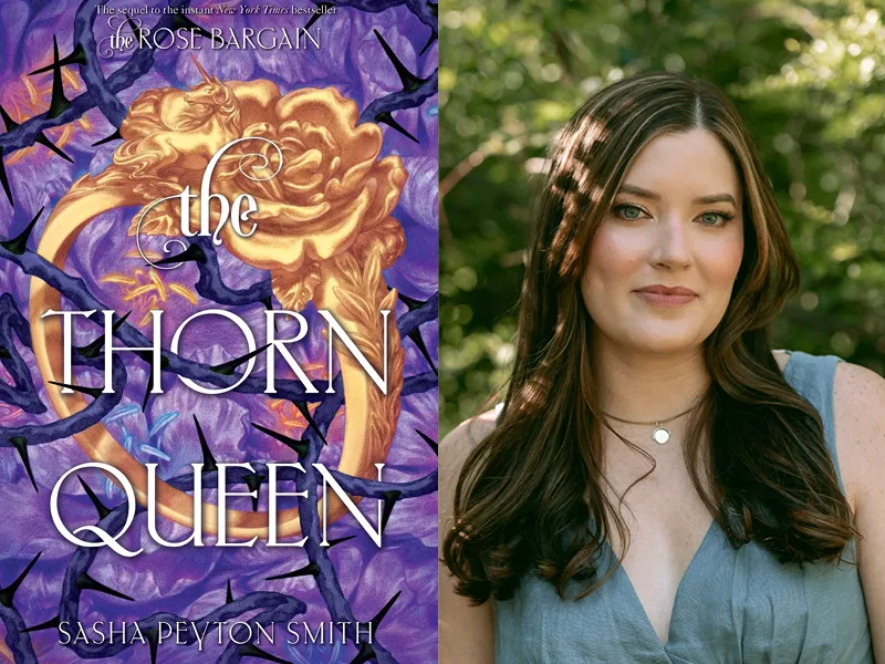 Author Sasha Peyton Smith and her new book The Thorn Queen