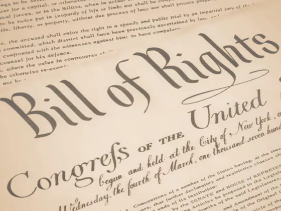 US Bill of Rights Document