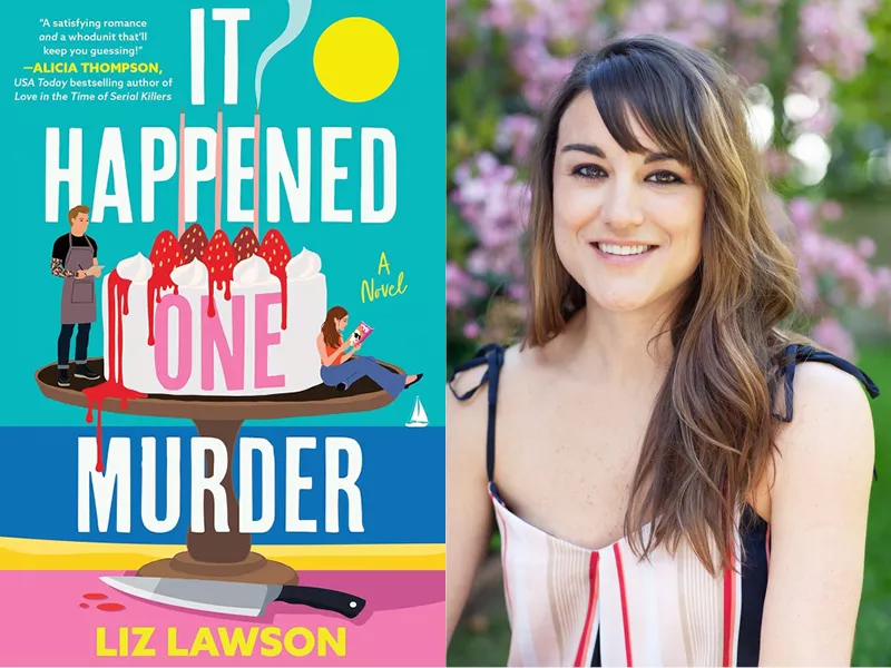 Author Liz Lawson and her new book "It Happened One Murder"