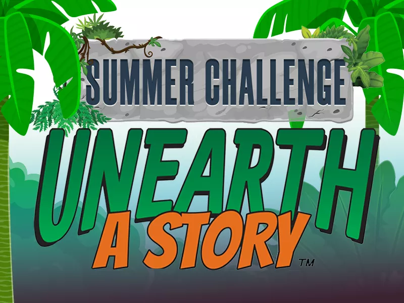 2026 Summer Challenge Unearth a Story Logo