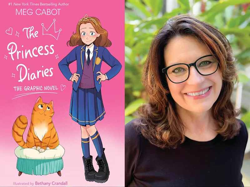 Author Meg Cabot and her graphic novel "The Princess Diaries"