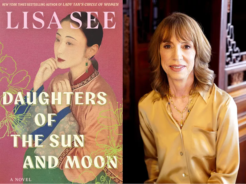Author Lisa See and her book Daughters of the Sun and Moon