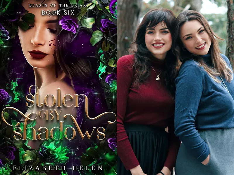 Authors Elizabeth and Helen under the combined pen name Elizabeth Helen and their new book Stolen By Shadow