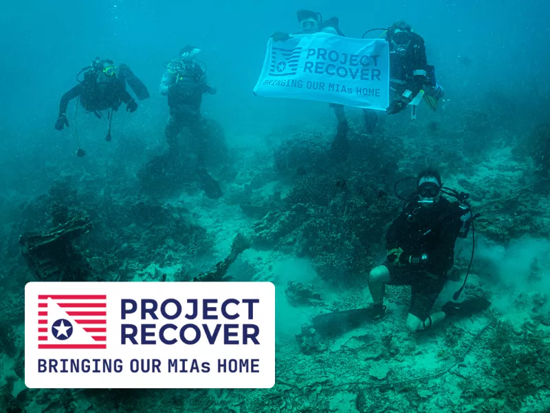 dix divers from the Project Recovery Team