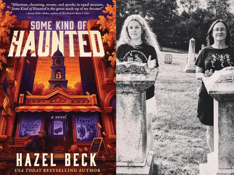 Authors Hazel Beck and their book Some Kind of Haunted