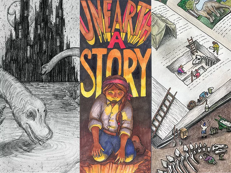 three of the top bookmark submissions
