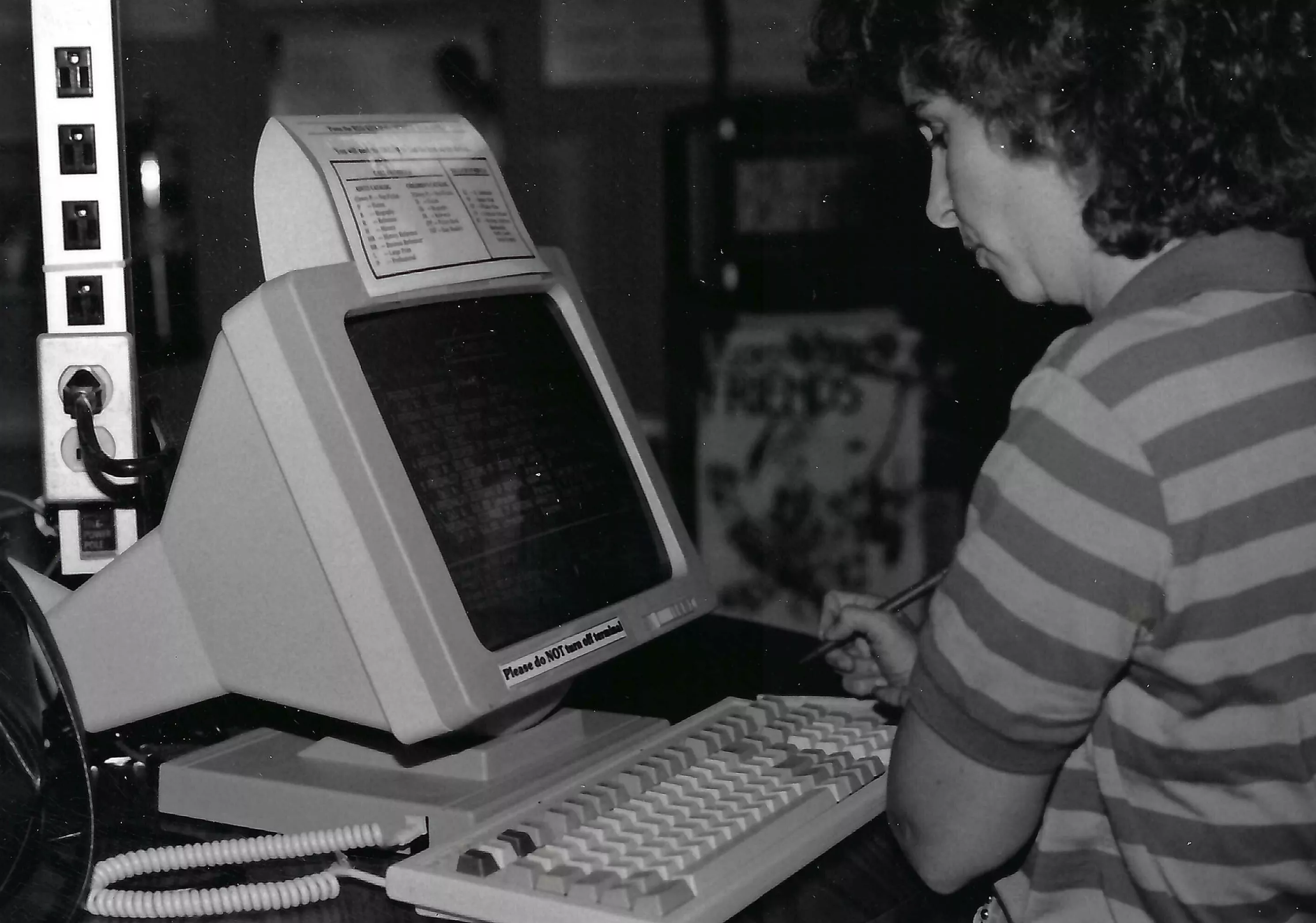 Image of Circulation computers in the 80s