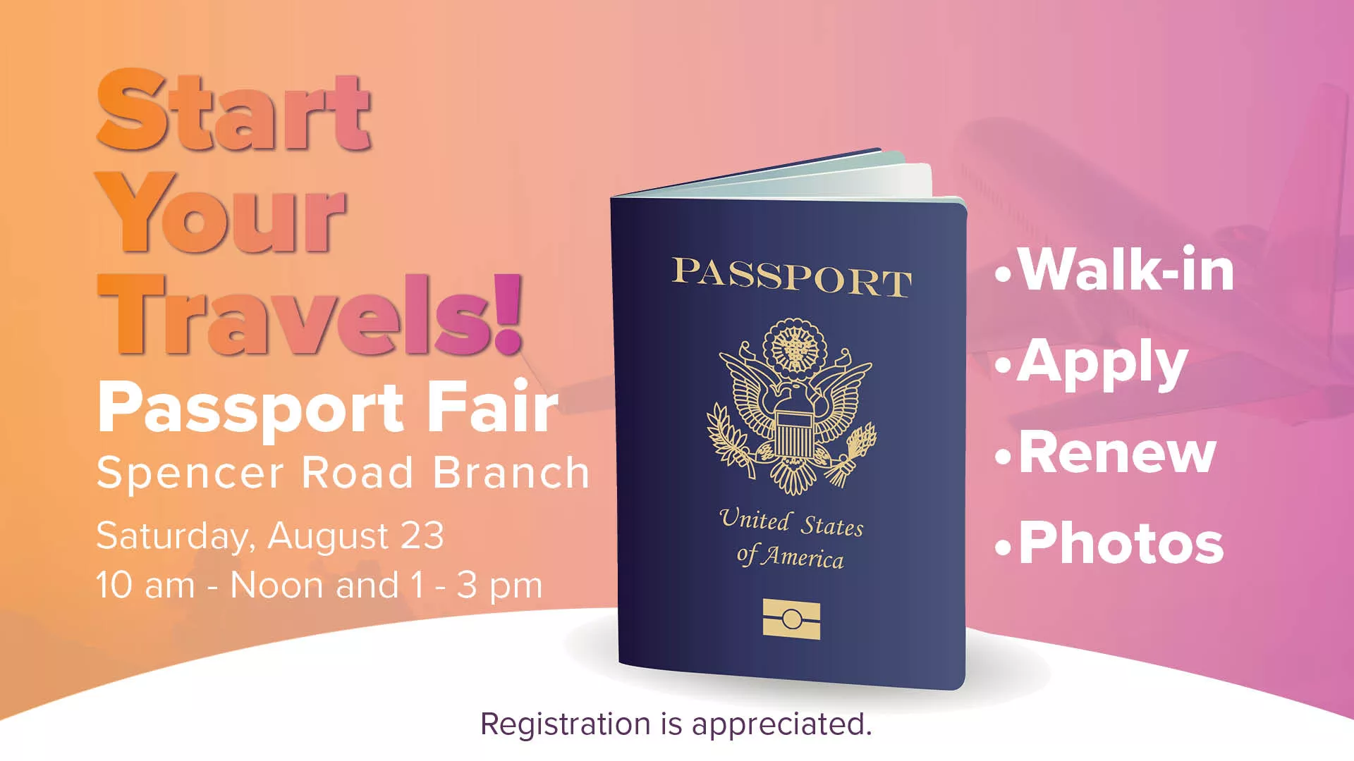 Passport Fair on August 23